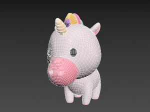 Character061 Unicorn 3D Model
