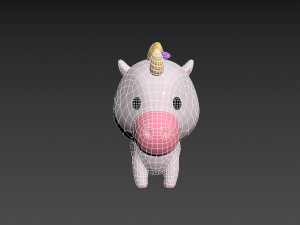 Character061 Unicorn Model 3D