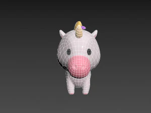 Character061 Unicorn 3D Model