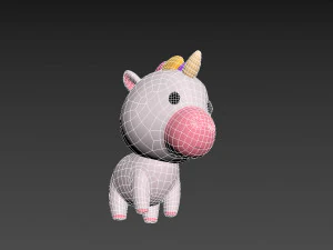 Character061 Unicorn 3D Model