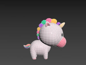 Character061 Unicorn 3D Model