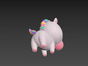 Character061 Unicorn 3D Model