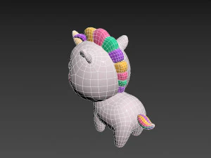 Character061 Unicorn 3D Model