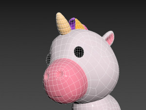 Character061 Unicorn Model 3D