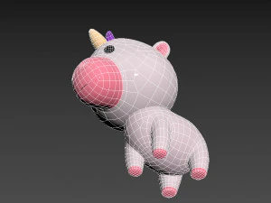 Character061 Unicorn 3D Model