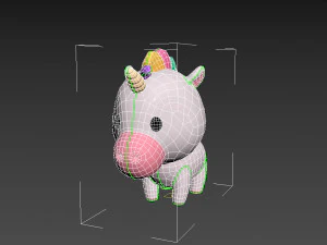 Character061 Unicorn 3D Model
