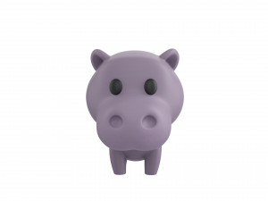 Character062 Hippo 3D Модель