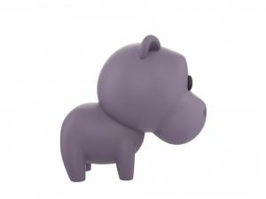 Character062 Hippo 3D Модель