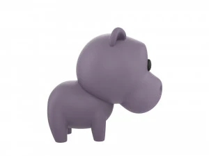 Character062 Hippo 3D Model