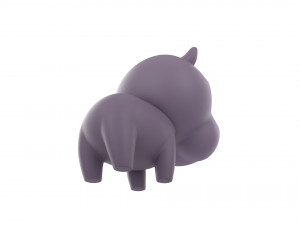 Character062 Hippo 3D Модель