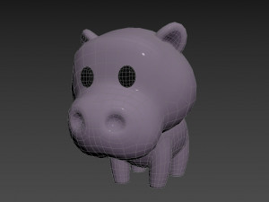 Character062 Hippo 3D Модель