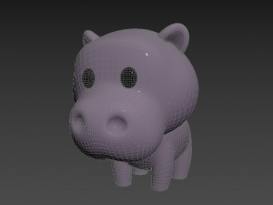 Character062 Hippo 3D Модель