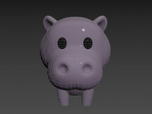 Character062 Hippo 3D Model