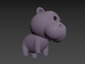 Character062 Hippo 3D Модель