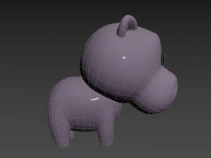 Character062 Hippo 3D Model