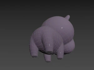 Character062 Hippo 3D Model