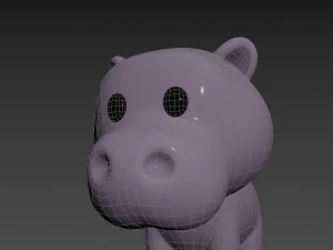 Character062 Hippo 3D Model