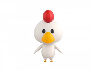 Character063 Chicken 3D Model