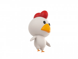 Character063 Chicken 3D-Modell