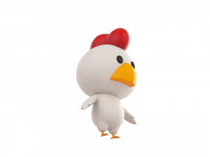 Character063 Chicken 3D Model