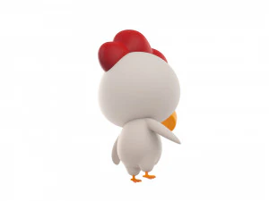 Character063 Chicken 3D Model