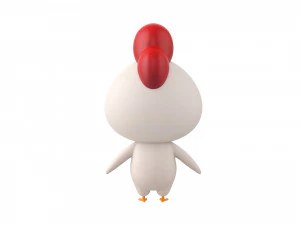 Character063 Chicken 3D Model