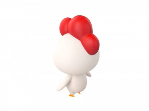 Character063 Chicken 3D Model