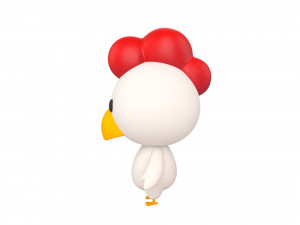 Character063 Chicken 3D-Modell