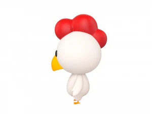 Character063 Chicken 3D Model