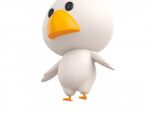 Character063 Chicken 3D Model