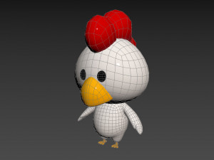 Character063 Chicken 3D-Modell