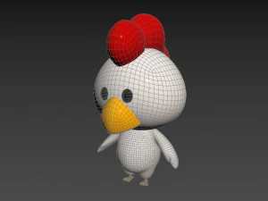 Character063 Chicken 3D Model