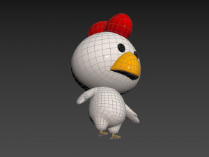 Character063 Chicken 3D-Modell