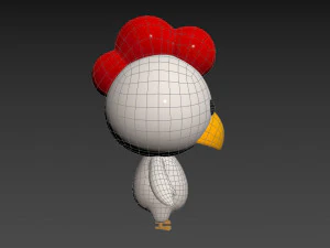 Character063 Chicken 3D Model