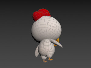 Character063 Chicken 3D-Modell