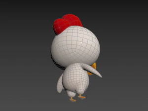 Character063 Chicken 3D Model