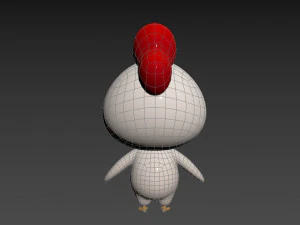 Character063 Chicken 3D Model
