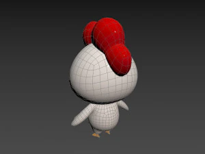 Character063 Chicken 3D Model