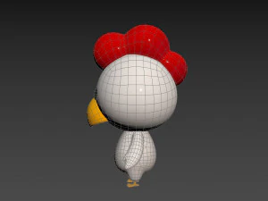 Character063 Chicken 3D Model