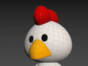 Character063 Chicken 3D Model