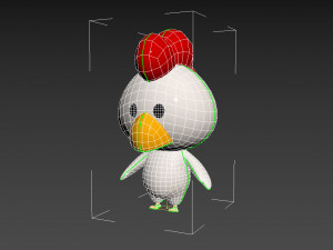 Character063 Chicken 3D-Modell