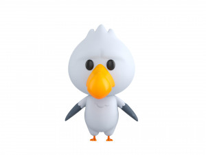 Character064 Seagull Modelo 3D