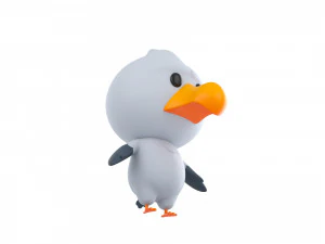 Character064 Seagull 3D Model