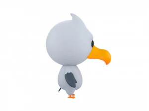 Character064 Seagull 3D Model