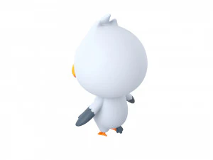 Character064 Seagull 3D Model