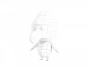 Character064 Seagull 3D Model