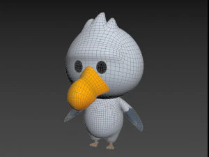 Character064 Seagull 3D Model