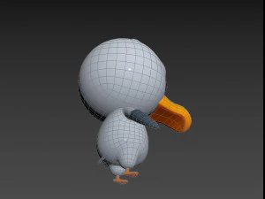 Character064 Seagull 3D Model