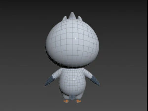 Character064 Seagull 3D Model