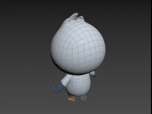 Character064 Seagull 3D Model